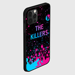 Чехол для iPhone 12 Pro Max The Killers - neon gradient посередине, цвет: 3D-черный — фото 2