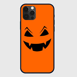 Чехол для iPhone 12 Pro Max Костюм злой тыквы, цвет: 3D-черный