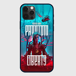 Чехол для iPhone 12 Pro Max Cyberpunk 2077 Phantom Liberty, цвет: 3D-черный