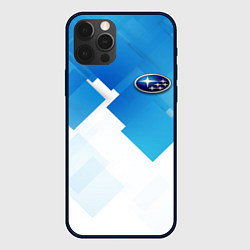Чехол для iPhone 12 Pro Max Subaru art, цвет: 3D-черный