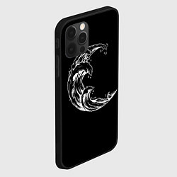 Чехол для iPhone 12 Pro Max Moon wave, цвет: 3D-черный — фото 2