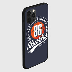 Чехол для iPhone 12 Pro Max Basketball sharks, цвет: 3D-черный — фото 2