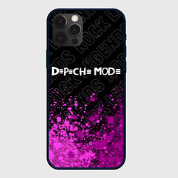 Чехол для iPhone 12 Pro Max Depeche Mode rock legends посередине, цвет: 3D-черный