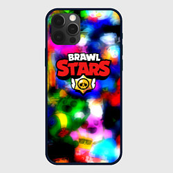 Чехол для iPhone 12 Pro Max Brawl stars все персонажи бравлеры, цвет: 3D-черный