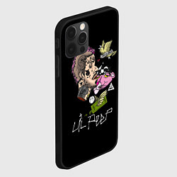 Чехол для iPhone 12 Pro Max Lil Peep рэпер, цвет: 3D-черный — фото 2