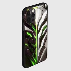 Чехол для iPhone 12 Pro Max Броня адская и райская зелёная, цвет: 3D-черный — фото 2