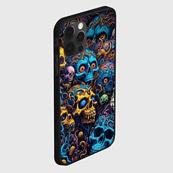 Чехол для iPhone 12 Pro Max Psy skulls, цвет: 3D-черный — фото 2