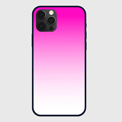 Чехол iPhone 12 Pro Max Розово-белый градиент