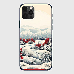 Чехол для iPhone 12 Pro Max Зимнее чудо, цвет: 3D-черный