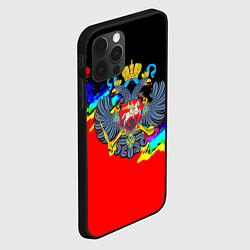 Чехол для iPhone 12 Pro Max Имперская Россия краски, цвет: 3D-черный — фото 2