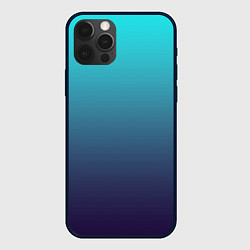 Чехол для iPhone 12 Pro Max Подводный градиент, цвет: 3D-черный