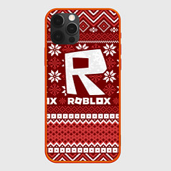 Чехол для iPhone 12 Pro Max Roblox christmas sweater, цвет: 3D-красный