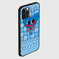 Чехол для iPhone 12 Pro Max Huggy Wuggy christmas sweater, цвет: 3D-черный — фото 2