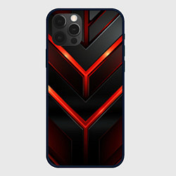 Чехол для iPhone 12 Pro Max Абстрактный динамизм, цвет: 3D-черный