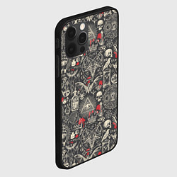 Чехол для iPhone 12 Pro Max Колдовство и чёрная магия, цвет: 3D-черный — фото 2