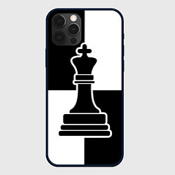 Чехол для iPhone 12 Pro Max Шахматы - ферзь, цвет: 3D-черный