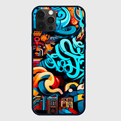 Чехол iPhone 12 Pro Max Abstract graffiti - ai art