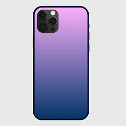 Чехол iPhone 12 Pro Max Рассвет розовый и синий градиент 3d