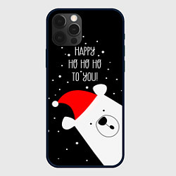 Чехол для iPhone 12 Pro Max Happy ho ho ho to you, цвет: 3D-черный