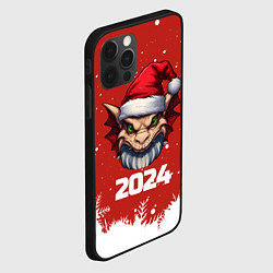 Чехол для iPhone 12 Pro Max 2024 год дракона, цвет: 3D-черный — фото 2