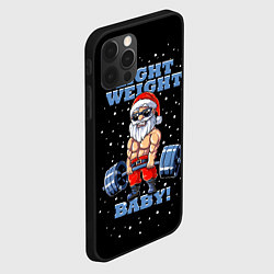 Чехол для iPhone 12 Pro Max Santa Claus - light weight baby, цвет: 3D-черный — фото 2