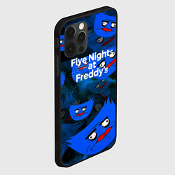 Чехол для iPhone 12 Pro Max Huggy Wuggy x Five Nights at Freddys, цвет: 3D-черный — фото 2