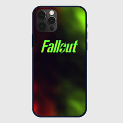 Чехол для iPhone 12 Pro Max Fallout fire gradient, цвет: 3D-черный