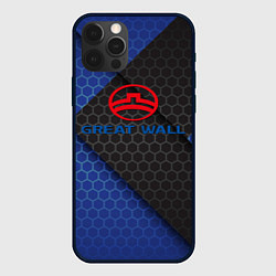 Чехол для iPhone 12 Pro Max Great wall logo, цвет: 3D-черный