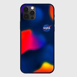 Чехол для iPhone 12 Pro Max Nasa gradient sportcolor, цвет: 3D-черный