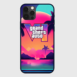 Чехол iPhone 12 Pro Max GTA 6 закат солнца