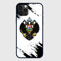 Чехол для iPhone 12 Pro Max Герб РФ имперская символика, цвет: 3D-черный