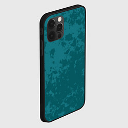 Чехол для iPhone 12 Pro Max Изумрудный камуфляж, цвет: 3D-черный — фото 2