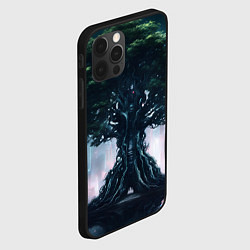 Чехол для iPhone 12 Pro Max Великое древо в стиле киберпанк, цвет: 3D-черный — фото 2