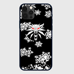 Чехол для iPhone 12 Pro Max Ведьмак зимняя охота, цвет: 3D-черный
