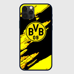 Чехол для iPhone 12 Pro Max Боруссия Дортмунд желтый спорт, цвет: 3D-черный
