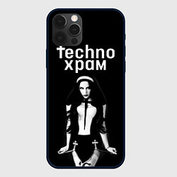 Чехол iPhone 12 Pro Max Techno храм дерзкая монашка