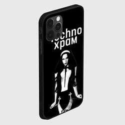 Чехол для iPhone 12 Pro Max Techno храм дерзкая монашка, цвет: 3D-черный — фото 2