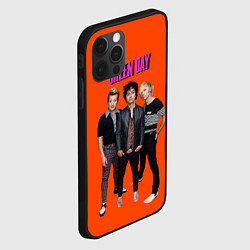 Чехол для iPhone 12 Pro Max Green Day trio, цвет: 3D-черный — фото 2