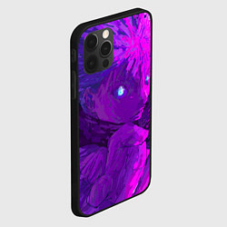 Чехол для iPhone 12 Pro Max Годжо произносит заклинание, цвет: 3D-черный — фото 2