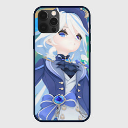 Чехол для iPhone 12 Pro Max Genshin Impact Furina mockery, цвет: 3D-черный