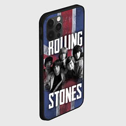 Чехол для iPhone 12 Pro Max Rolling Stones - Great britain, цвет: 3D-черный — фото 2