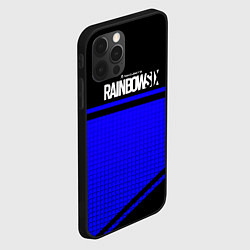 Чехол для iPhone 12 Pro Max Tom Clancys rainbow six geometry, цвет: 3D-черный — фото 2