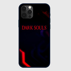 Чехол для iPhone 12 Pro Max Darksouls geometry cybergame, цвет: 3D-черный