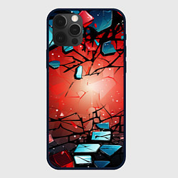 Чехол для iPhone 12 Pro Max Взрыв камне абстракция, цвет: 3D-черный