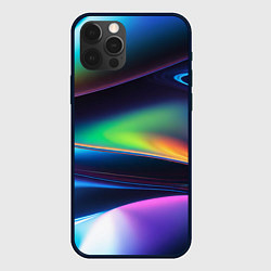 Чехол для iPhone 12 Pro Max Голографический материал, цвет: 3D-черный
