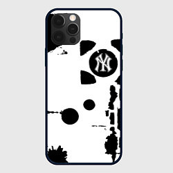 Чехол iPhone 12 Pro Max New York yankees - baseball team pattern