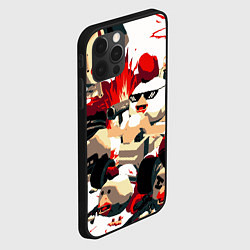 Чехол для iPhone 12 Pro Max Чикен Ган разборка, цвет: 3D-черный — фото 2