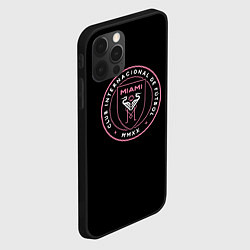 Чехол для iPhone 12 Pro Max Inter miami fc club, цвет: 3D-черный — фото 2