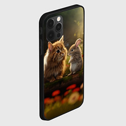 Чехол для iPhone 12 Pro Max Котик грызун, цвет: 3D-черный — фото 2