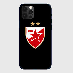 Чехол для iPhone 12 Pro Max Црвена Звезда logo fc, цвет: 3D-черный
